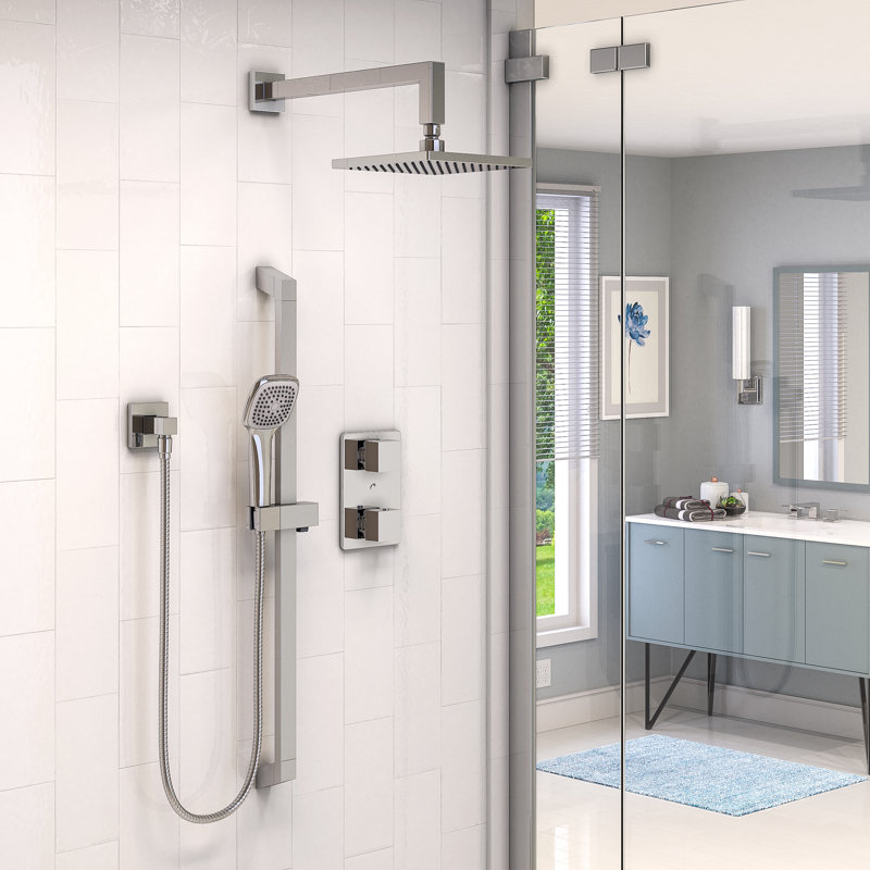 Keeney Manufacturing Company Stylish Thermostatic Complete Shower